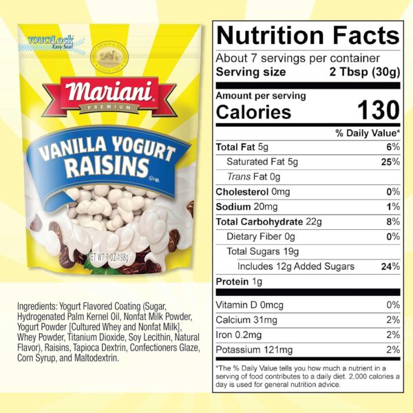 Mariani | Vanilla Yogurt Raisins